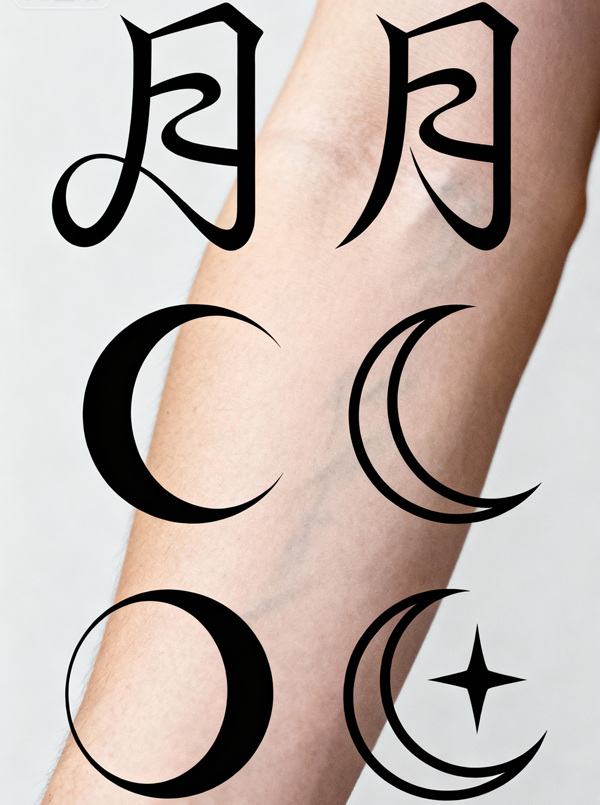 kanji for moon，moon in kanji,moon kanji stroke order